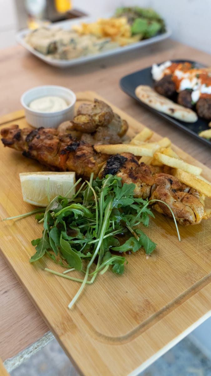 Κοντοσούβλι κοτόπουλο