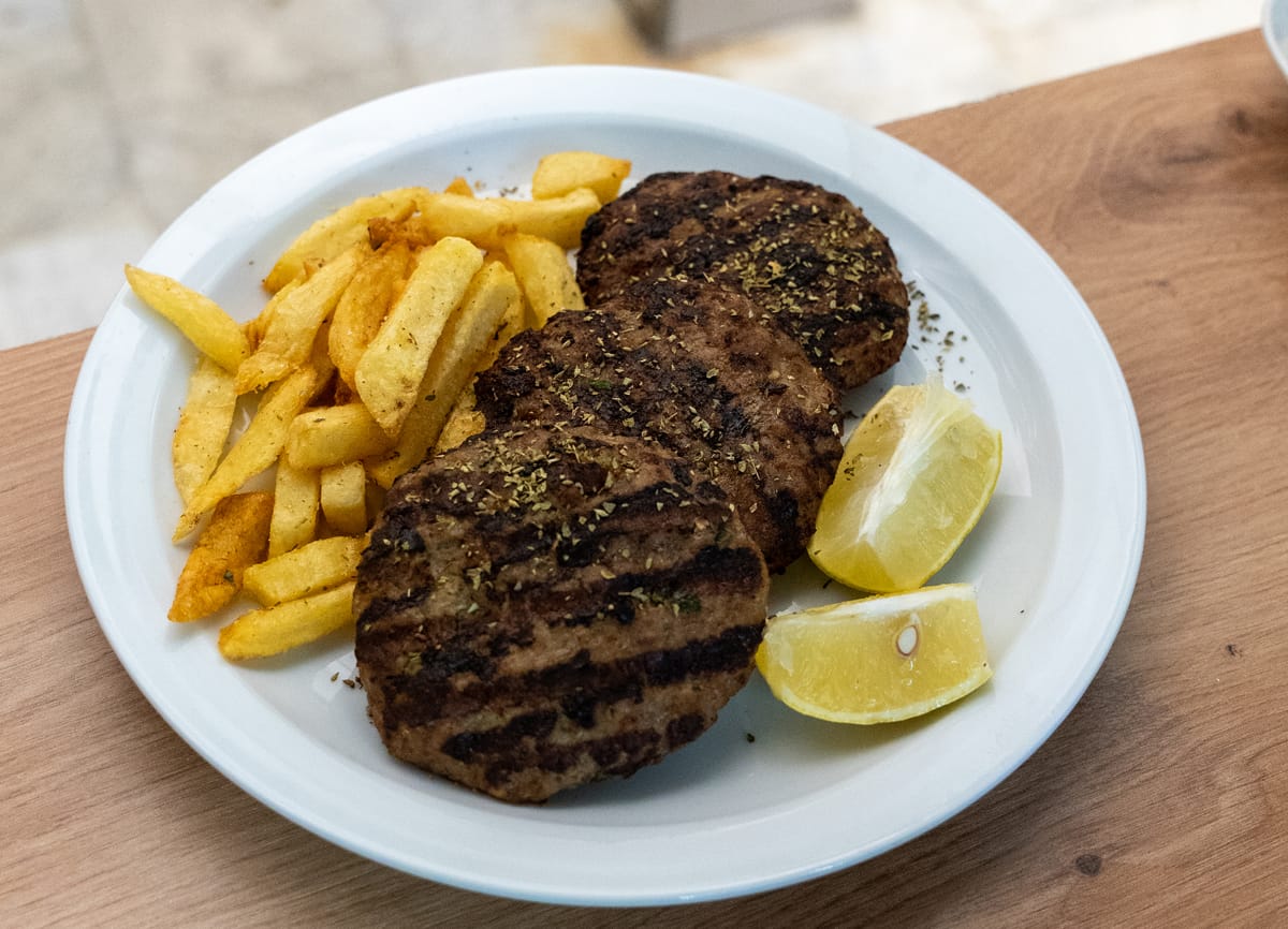 Μπιφτέκι Χοιροποίητο