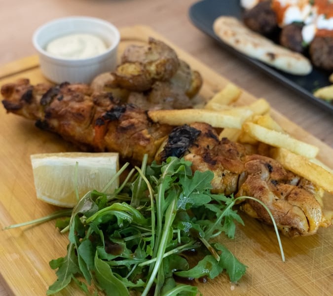 Κοντοσούβλι κοτόπουλο